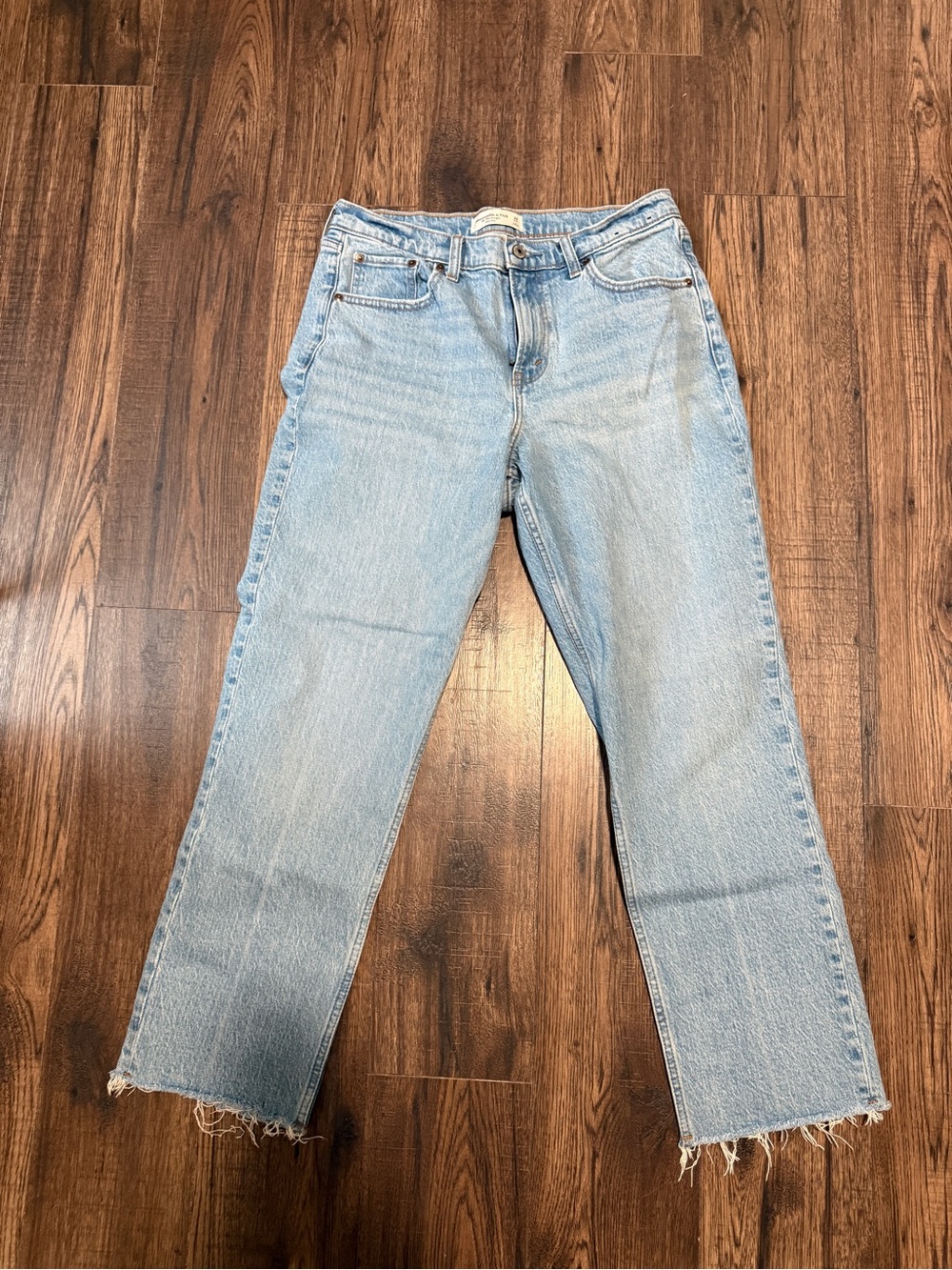 Abercrombie & Fitch 90s Straight Mid Rise